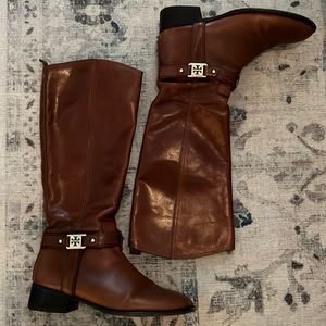 Tory Burch Leather Riding Boots - Size 10
